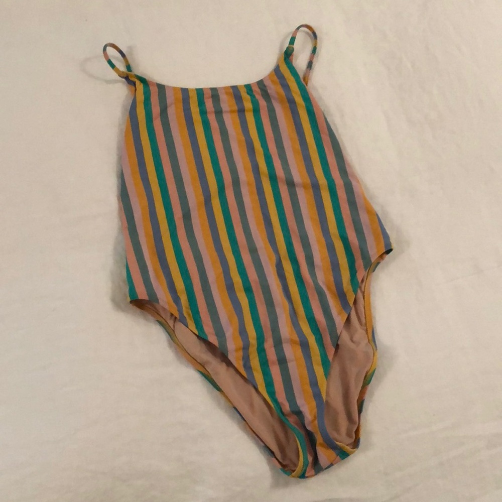 J.Crew Playa Low Back One Piece Swimsuit